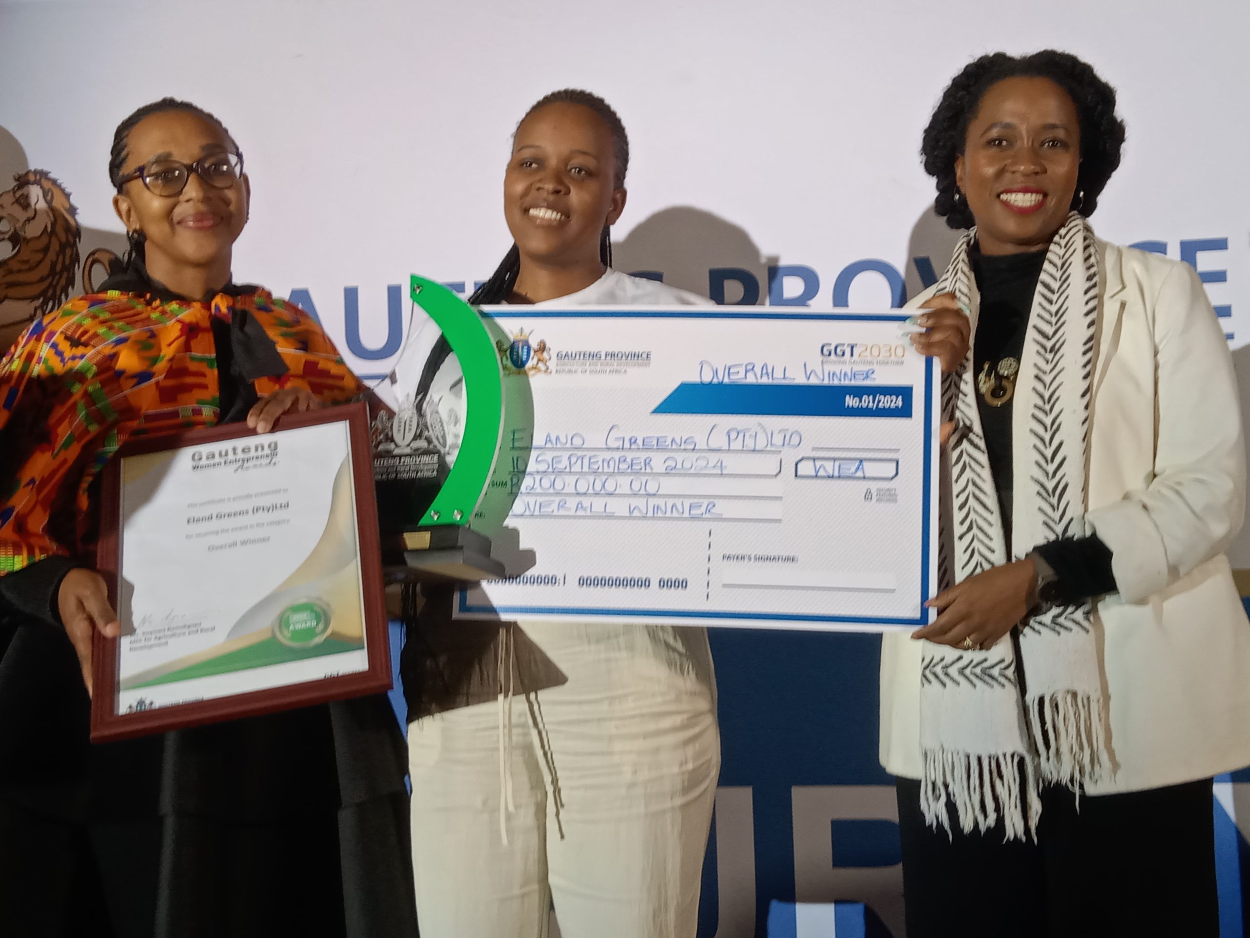 The overall winner was Eland Farmers, which walked away with R200 000.